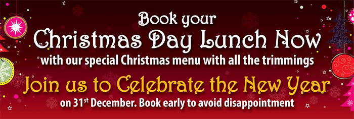 Book your christmas day lunch now